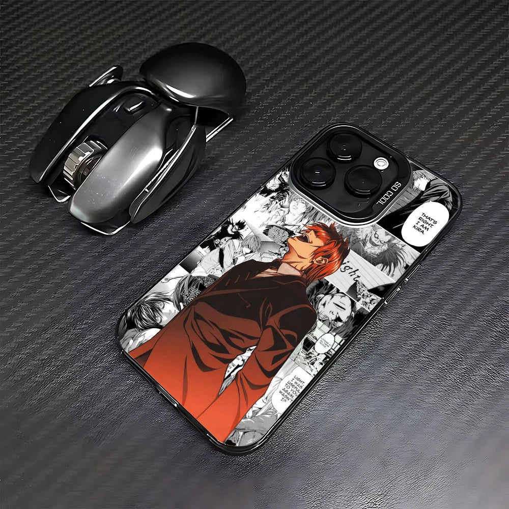 Anime Death Note Phone Case For iPhone 16 15 14 13 12 11 Pro Max X XR XSMAX 8 7 Plus Candy Matte Shockproof Back Cover