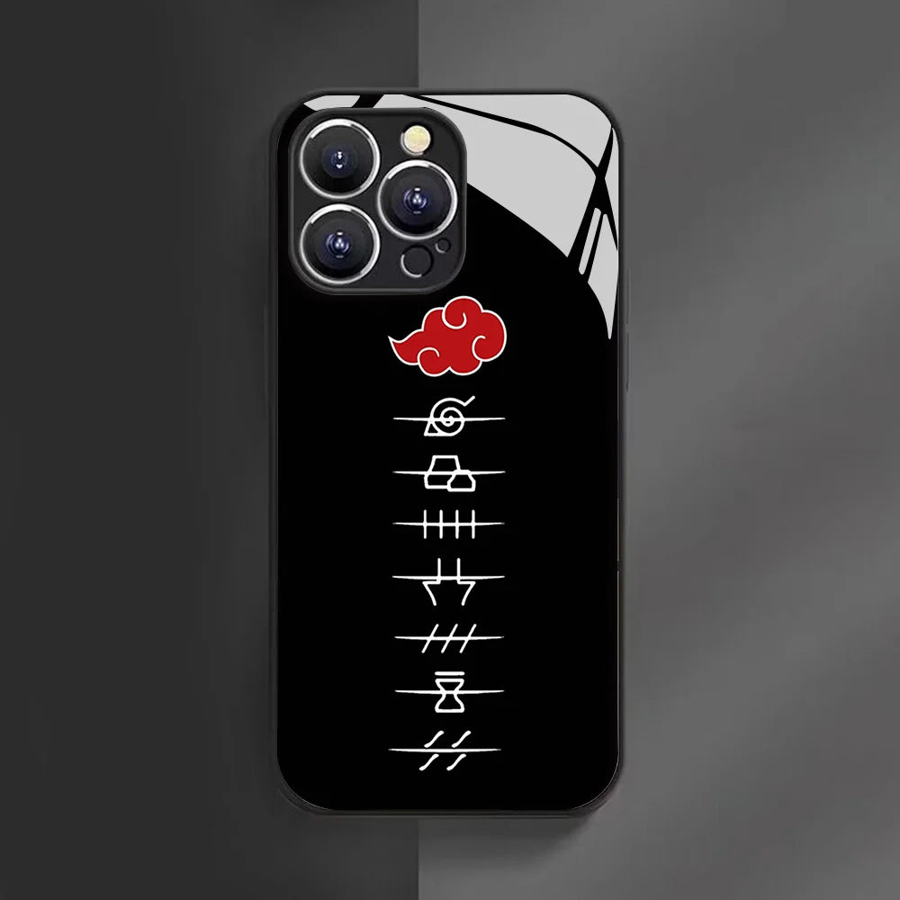 Cool Anime N-Narutos Phone Case For iPhone 17e 17 16 16e 15 14 13 12 Mini 11 Air Pro XS Max XR X Plus Glass Silicone Frame