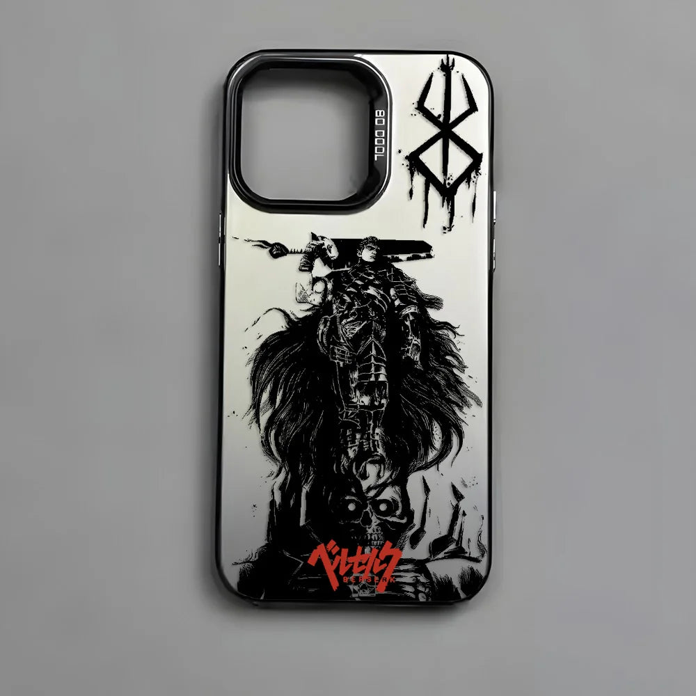 Hot Anime Berserk Guts Phone Case For iPhone 16e 16 15 14 13 12 11 mini Pro Max X XR XSMAX 8 7 Plus Anti Fall Matte Back Cover