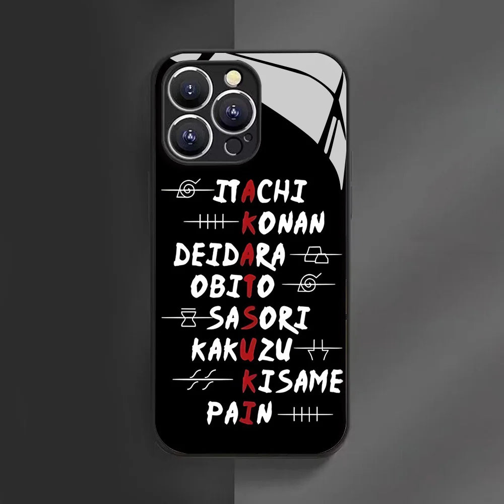 Cool Anime N-Narutos Phone Case For iPhone 17e 17 16 16e 15 14 13 12 Mini 11 Air Pro XS Max XR X Plus Glass Silicone Frame