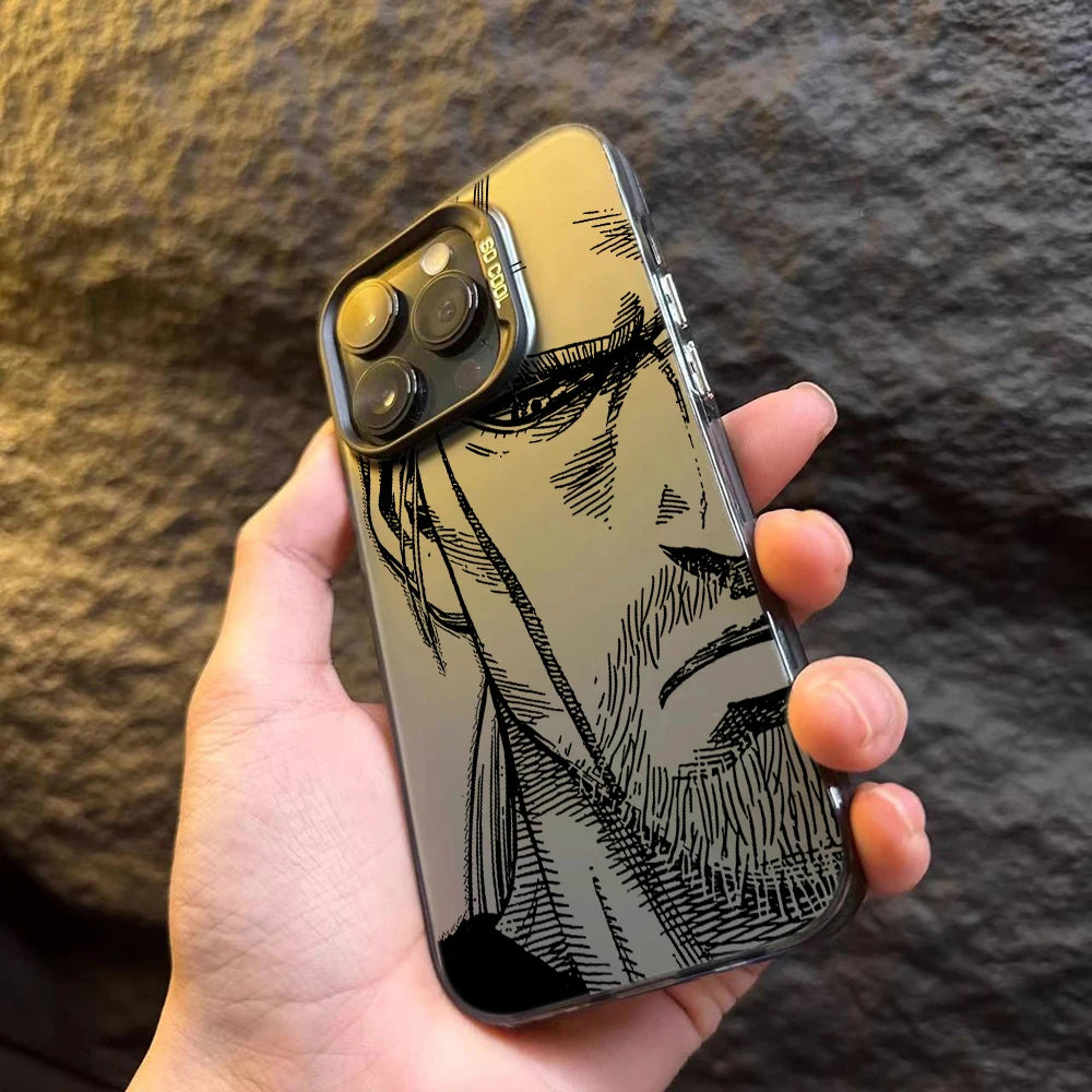 Anime Vinland Saga Phone Case For iPhone 16e 16 15 14 13 12 11 mini Pro Max X XR XSMAX 8 7 Plus Anti Fall Matte Back Cover