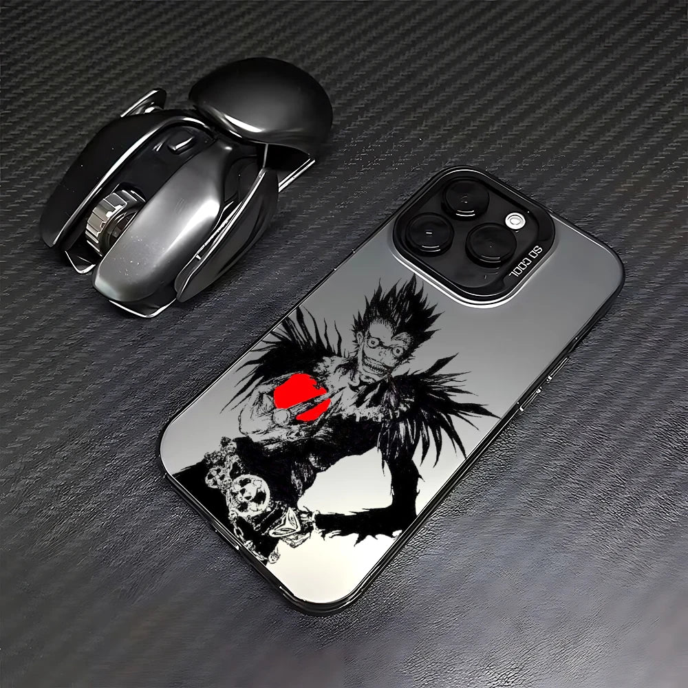 Anime Death Note Phone Case For iPhone 16 15 14 13 12 11 Pro Max X XR XSMAX 8 7 Plus Candy Matte Shockproof Back Cover