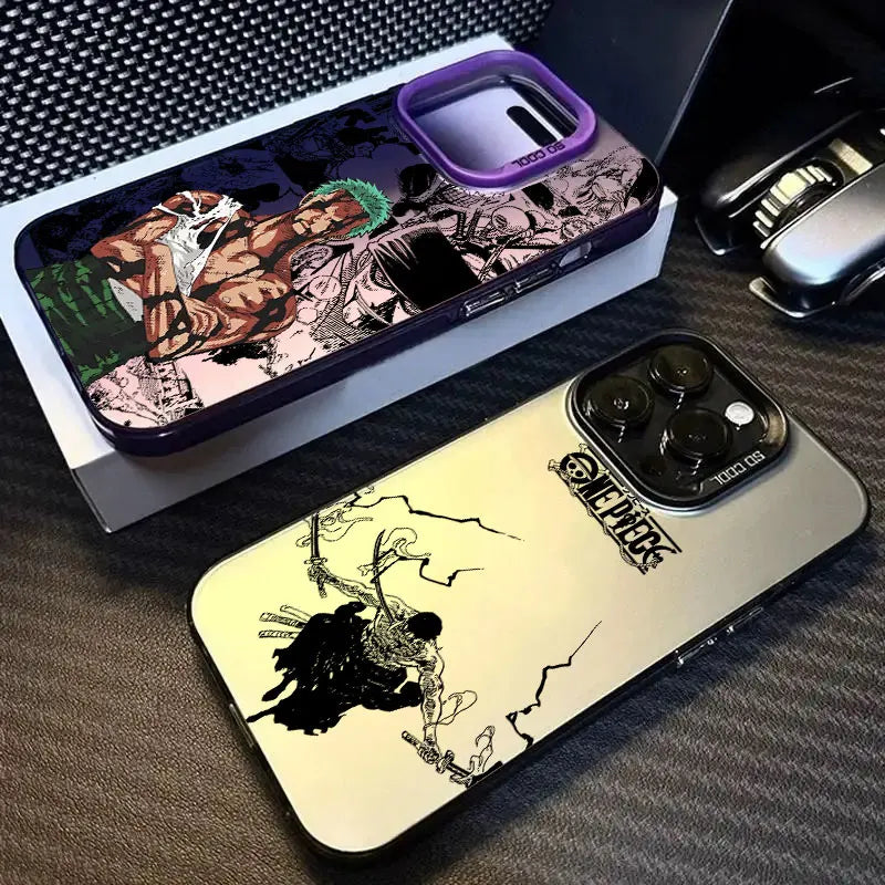 Hot Zoro Ones Pieces Anime Coque For Apple iPhone 17 Air 16e 16 14 15 13 11 Pro Max Plus 12 17 Pro Shockproof Case Phone Cover