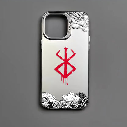 Hot Anime Berserk Guts Phone Case For iPhone 16e 16 15 14 13 12 11 mini Pro Max X XR XSMAX 8 7 Plus Anti Fall Matte Back Cover