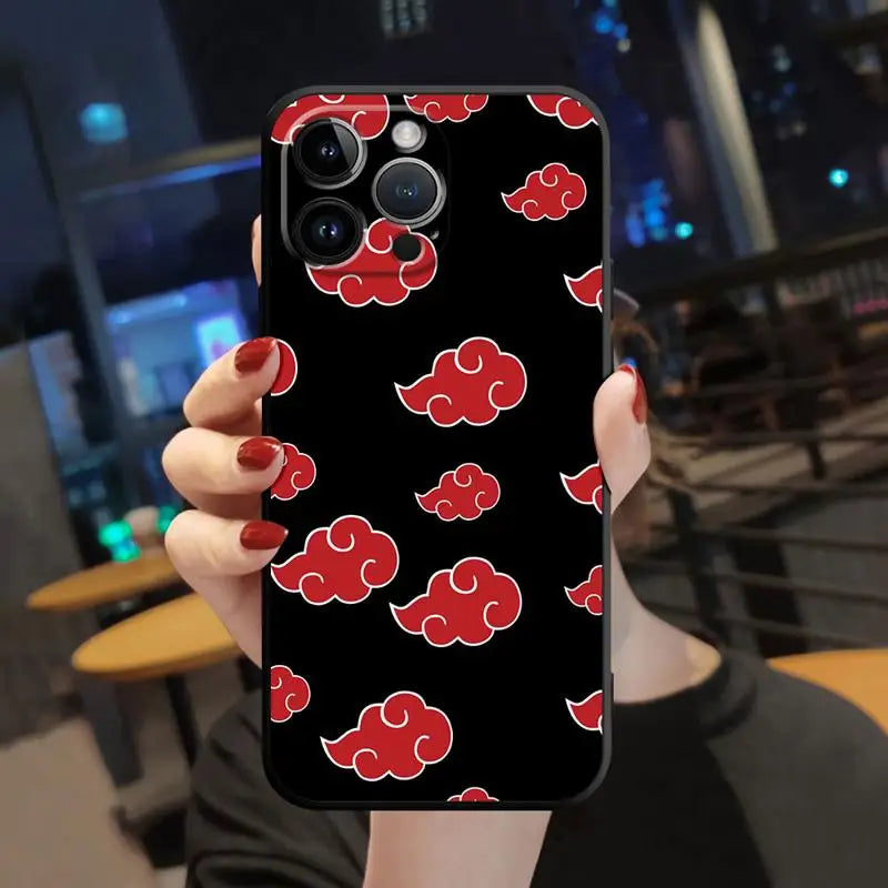 Case For Apple iPhone 13 14 15 11 12 Pro 7 XR X XS Max 8 Plus SE 2022 Phone Cover Shell Narutos