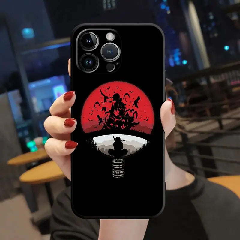 Case For Apple iPhone 13 14 15 11 12 Pro 7 XR X XS Max 8 Plus SE 2022 Phone Cover Shell Narutos