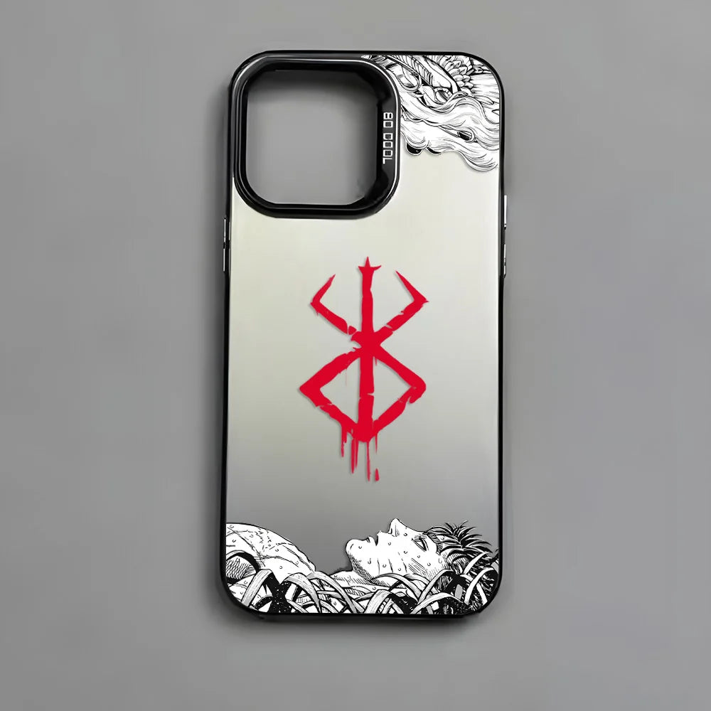 Hot Anime Berserk Guts Phone Case For iPhone 16e 16 15 14 13 12 11 mini Pro Max X XR XSMAX 8 7 Plus Anti Fall Matte Back Cover