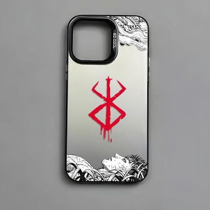 Hot Anime Berserk Guts Phone Case For iPhone 16e 16 15 14 13 12 11 mini Pro Max X XR XSMAX 8 7 Plus Anti Fall Matte Back Cover