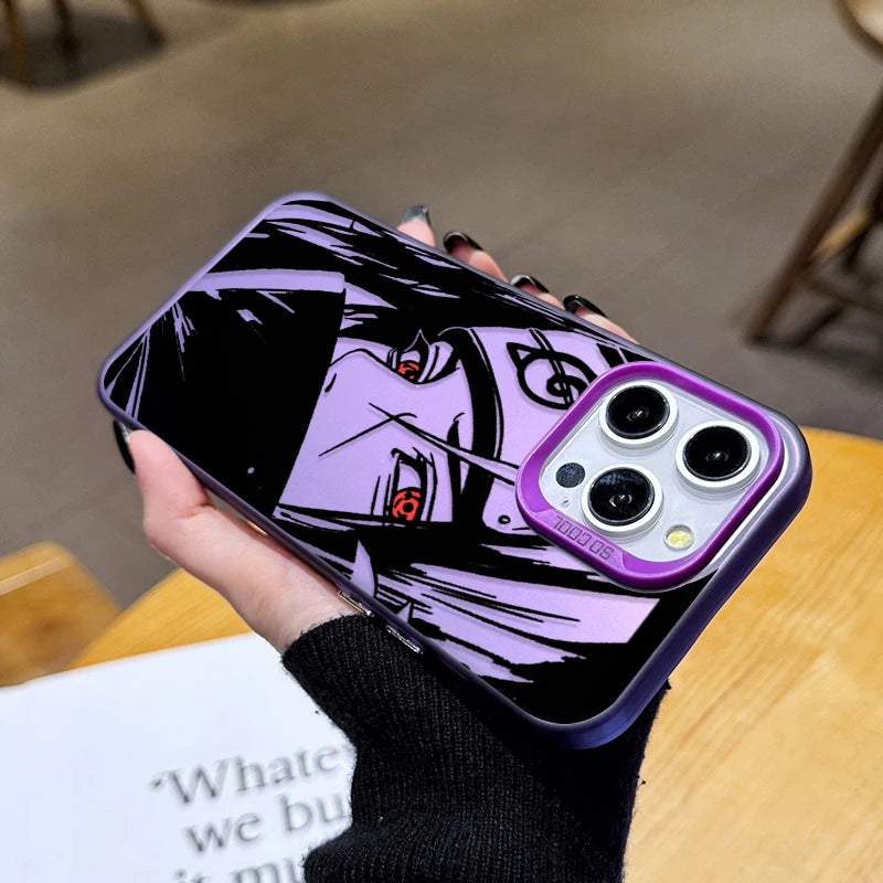 Anime Naruto Uchiha Itachi SHARINGAN Phone Case for iPhone 12 17 Air Pro Max 16 15 11 14 13 Pro Max XS X XR Plus 8 7 SE 2020