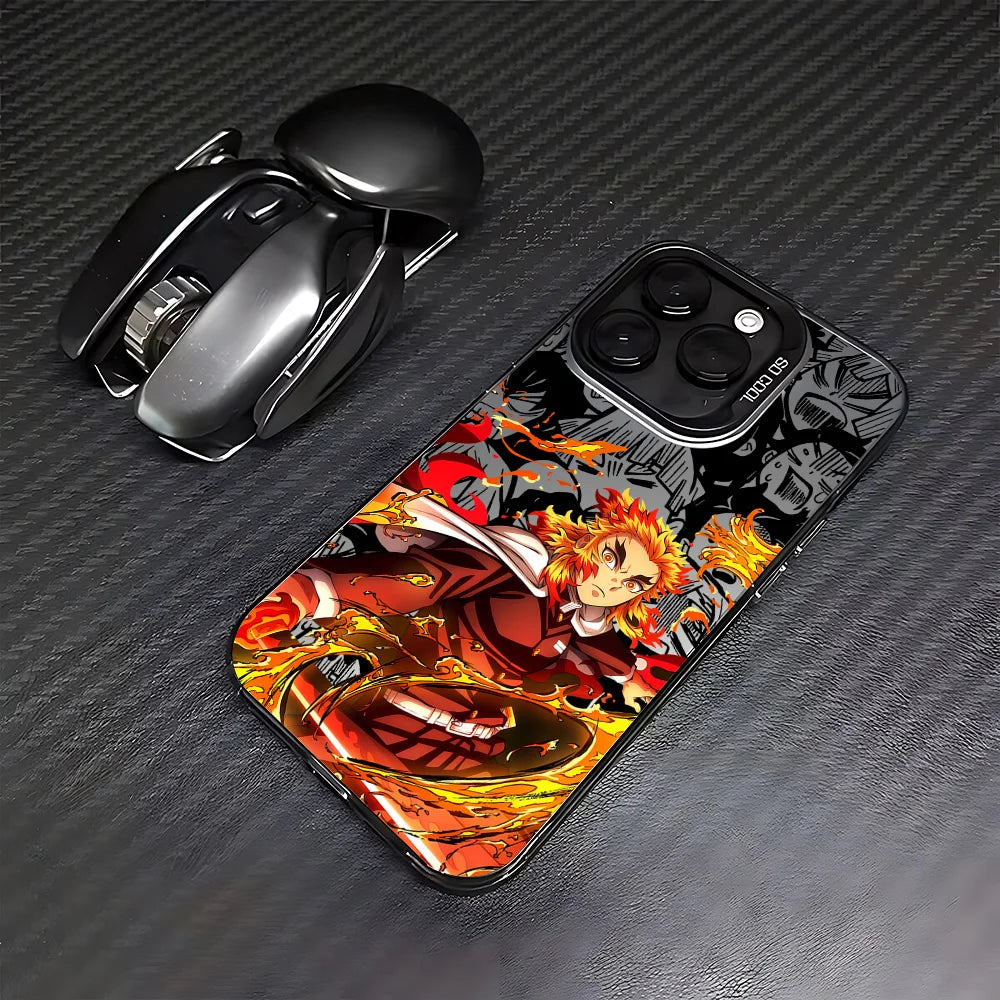 Anime D-Demons Slayers Phone Case for IPhone 16e 16 15 14 13 12 11 Mini Pro Max X XR XSMAX 8 7 Plus Anti Fall Matte Back Cover