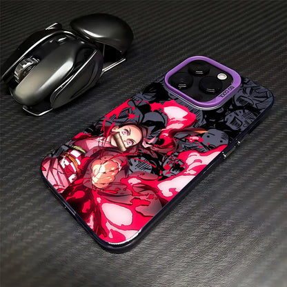 Anime D-Demons Slayers Phone Case for IPhone 16e 16 15 14 13 12 11 Mini Pro Max X XR XSMAX 8 7 Plus Anti Fall Matte Back Cover