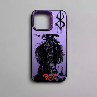 Hot Anime Berserk Guts Phone Case For iPhone 16e 16 15 14 13 12 11 mini Pro Max X XR XSMAX 8 7 Plus Anti Fall Matte Back Cover