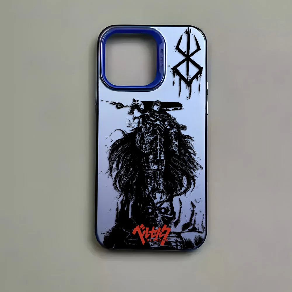 Hot Anime Berserk Guts Phone Case For iPhone 16e 16 15 14 13 12 11 mini Pro Max X XR XSMAX 8 7 Plus Anti Fall Matte Back Cover