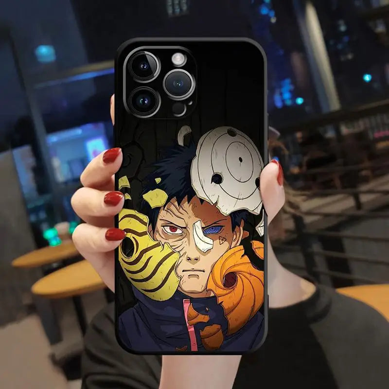 Case For Apple iPhone 13 14 15 11 12 Pro 7 XR X XS Max 8 Plus SE 2022 Phone Cover Shell Narutos