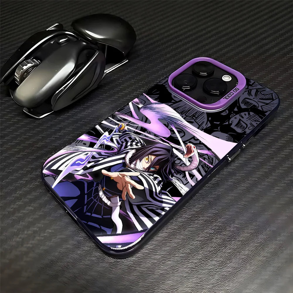 Anime D-Demons Slayers Phone Case for IPhone 16e 16 15 14 13 12 11 Mini Pro Max X XR XSMAX 8 7 Plus Anti Fall Matte Back Cover