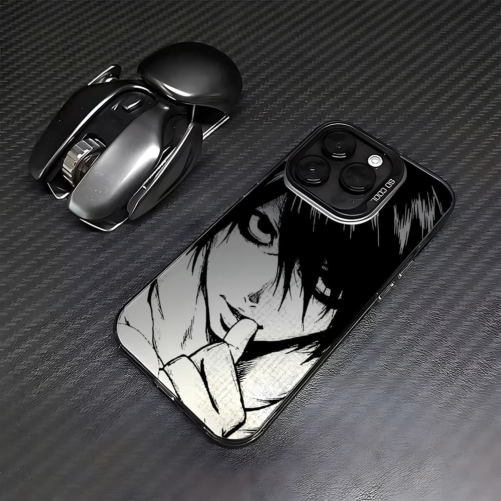 Anime Death Note Phone Case For iPhone 16 15 14 13 12 11 Pro Max X XR XSMAX 8 7 Plus Candy Matte Shockproof Back Cover