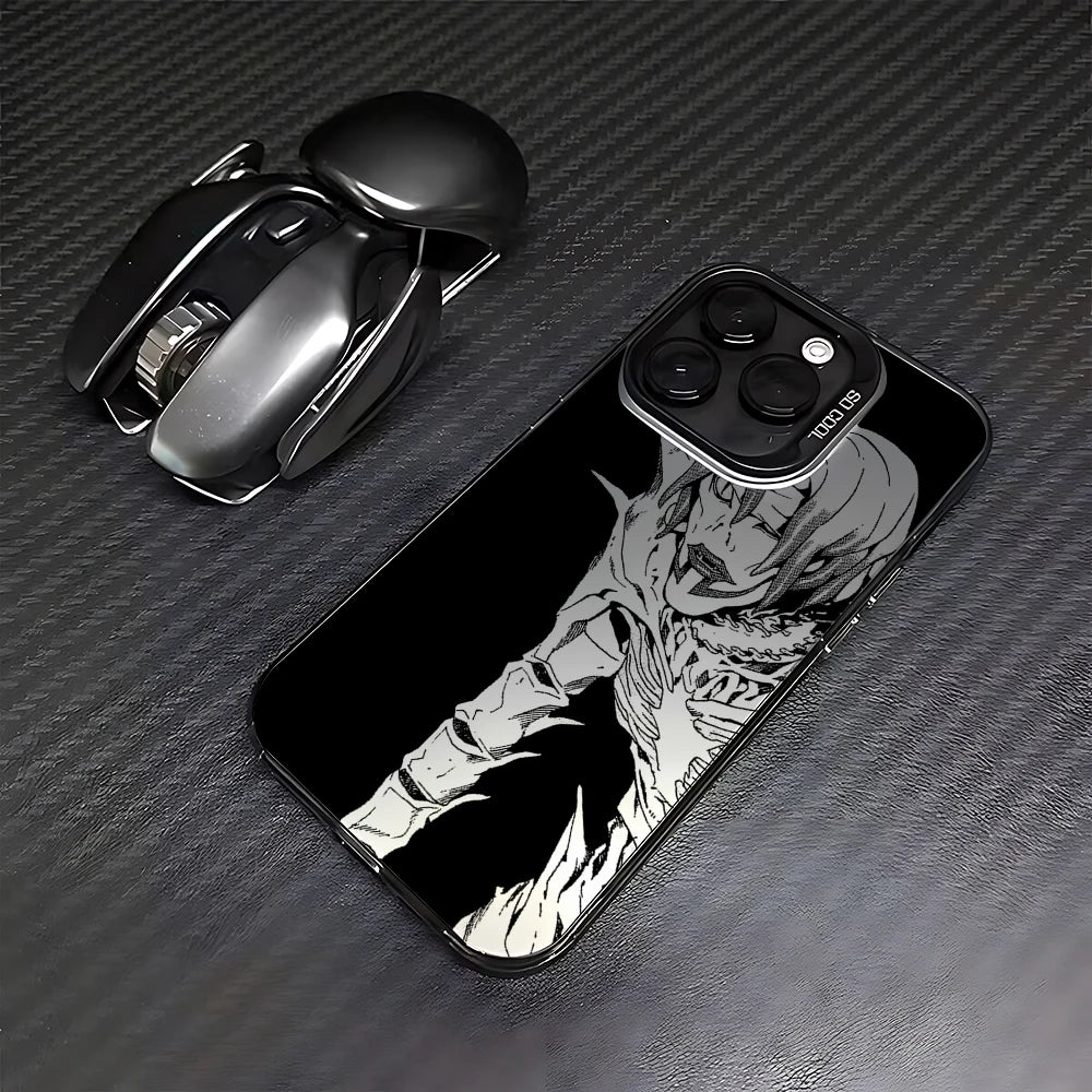 Anime Death Note Phone Case For iPhone 16 15 14 13 12 11 Pro Max X XR XSMAX 8 7 Plus Candy Matte Shockproof Back Cover