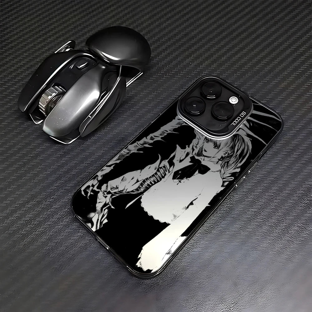 Anime Death Note Phone Case For iPhone 16 15 14 13 12 11 Pro Max X XR XSMAX 8 7 Plus Candy Matte Shockproof Back Cover