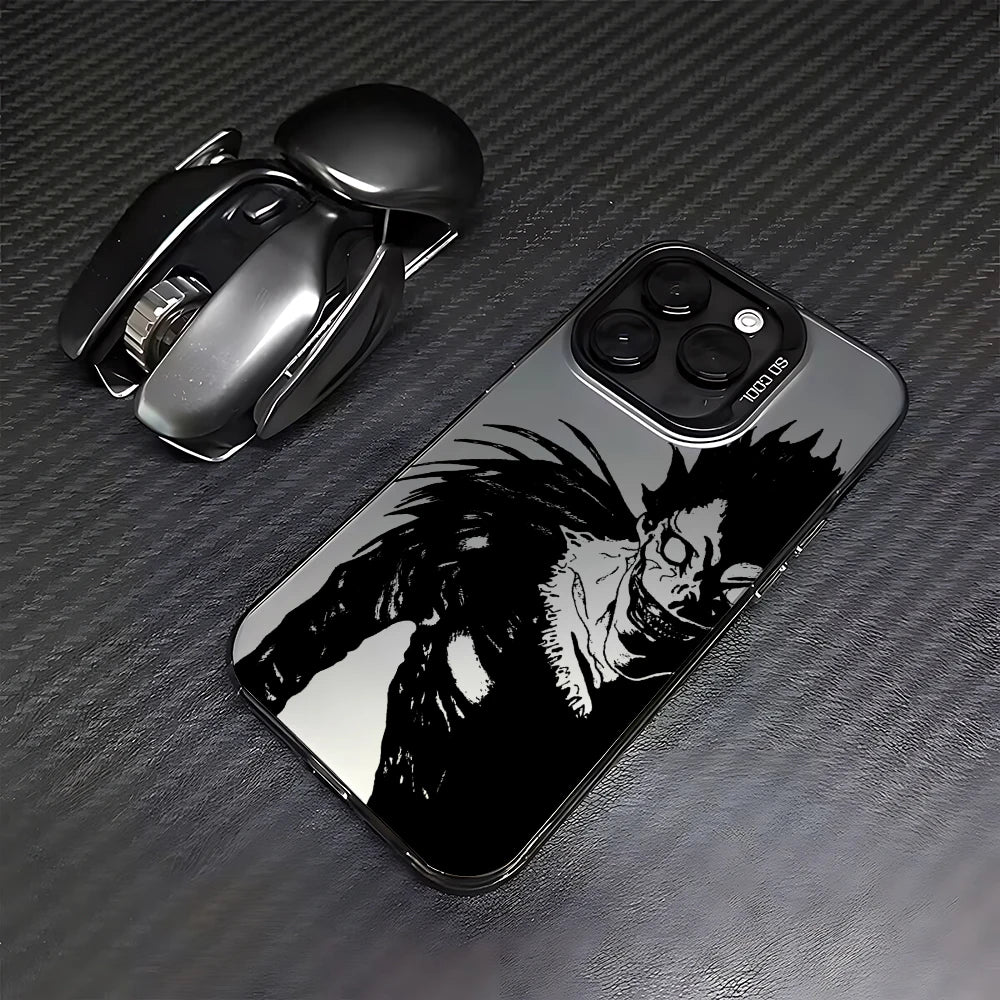 Anime Death Note Phone Case For iPhone 16 15 14 13 12 11 Pro Max X XR XSMAX 8 7 Plus Candy Matte Shockproof Back Cover
