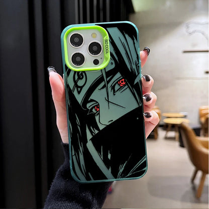 Anime Naruto Uchiha Itachi SHARINGAN Phone Case for iPhone 12 17 Air Pro Max 16 15 11 14 13 Pro Max XS X XR Plus 8 7 SE 2020